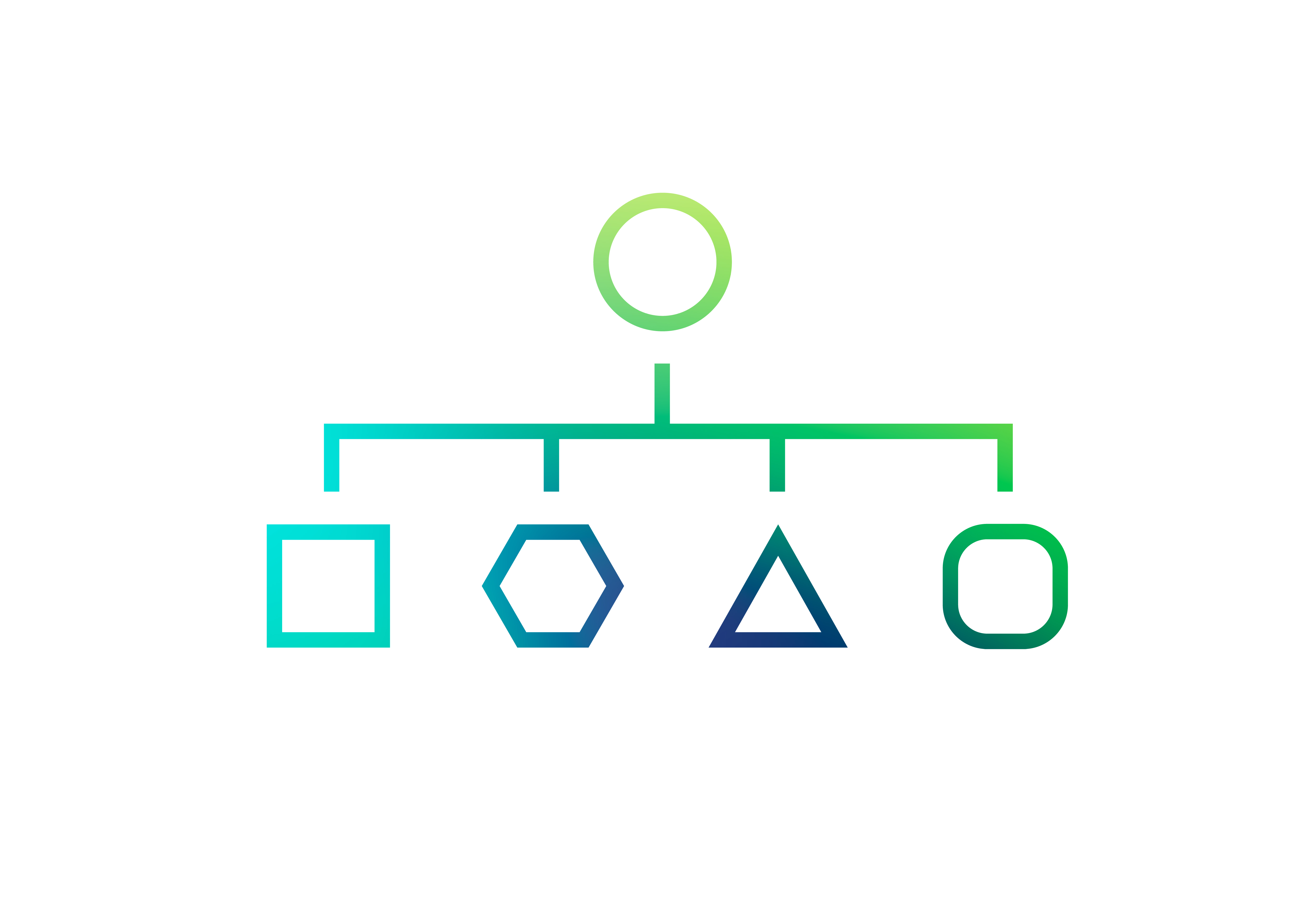 Brand architecture system showing structure and relationships across a portfolio